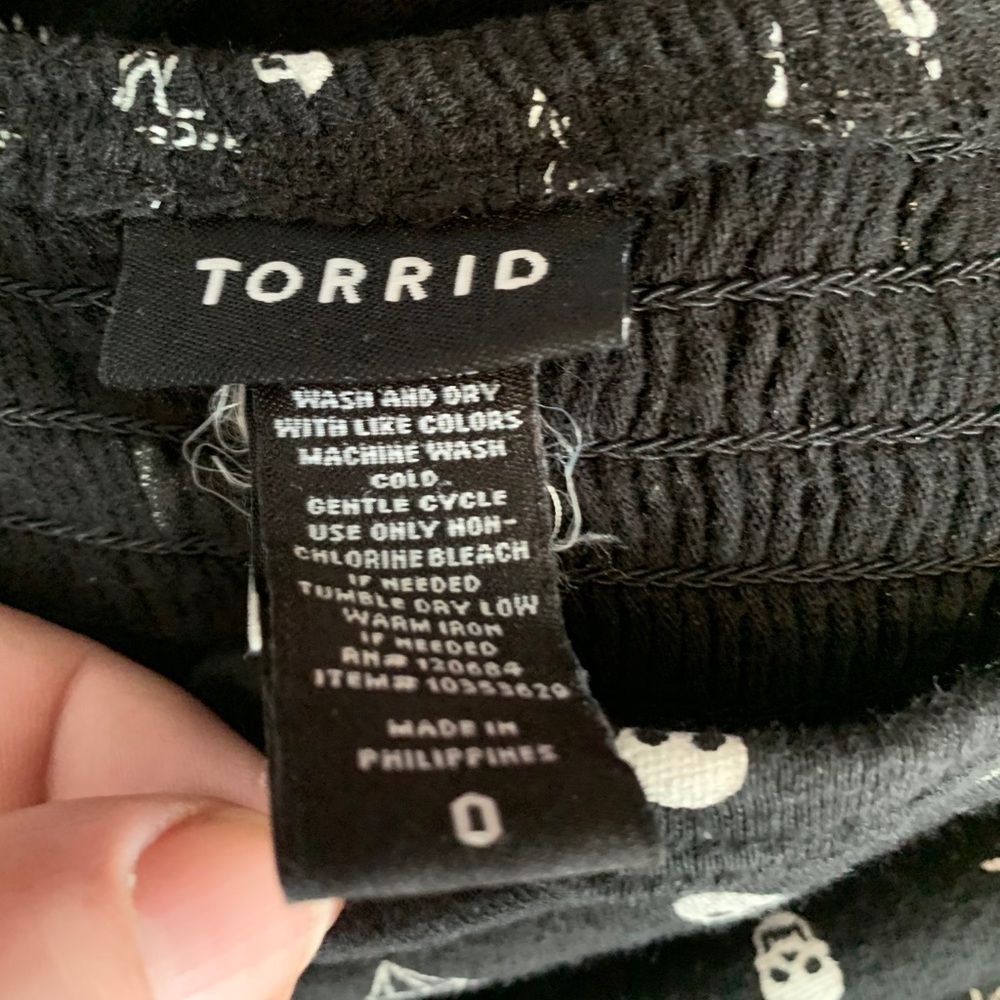 Skull & Diamonds Babydoll Tank Torrid Y2K Punk - Picture 8 of 13